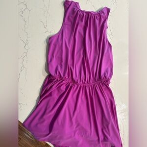 Vibrant Pink Sleeveless Dress